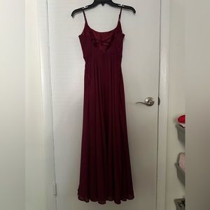 Burgundy Dress